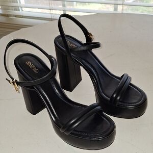 Michael Kors Elegant Black Platform Heels Sz 11